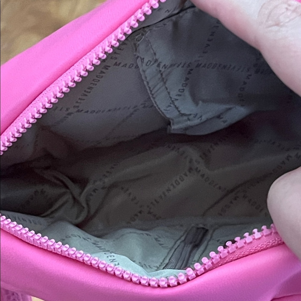 Steve Madden Pink Padded Backpack with Coin Pouch - Picture 10 of 13